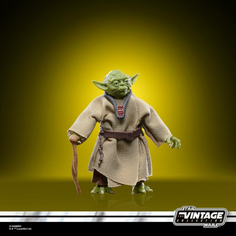 Star Wars Episode V Vintage Collection Action Figure 2022 Yoda (Dagobah) 10 cm - immagine 3