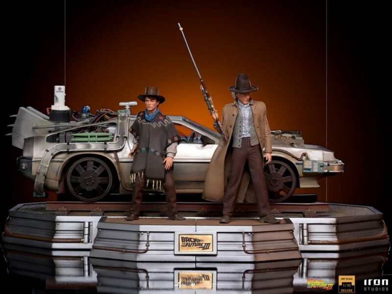 Back to the Future III Art Scale Statues 1/10 Full Set Deluxe 57 cm - immagine 2