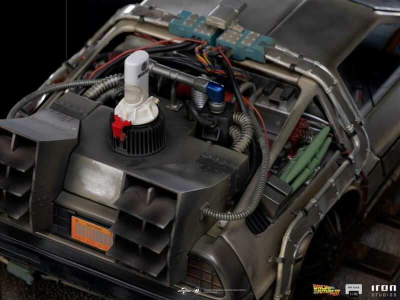 Back to the Future III Art Scale Statue 1/10 DeLorean 57 cm - immagine 2