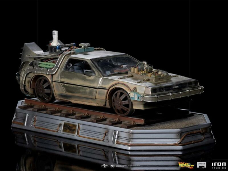 Back to the Future III Art Scale Statue 1/10 DeLorean 57 cm - immagine 8