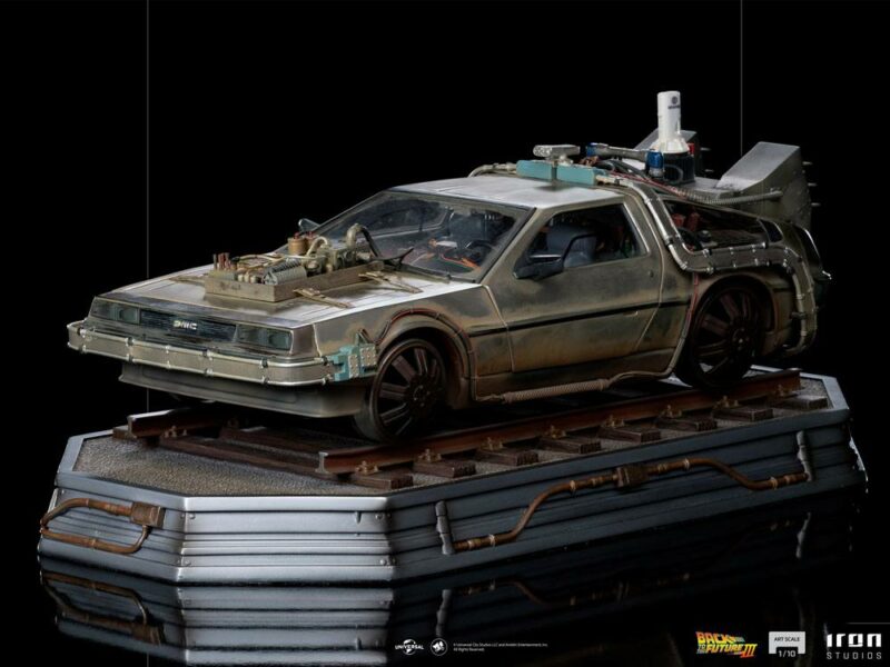 Back to the Future III Art Scale Statue 1/10 DeLorean 57 cm - immagine 4
