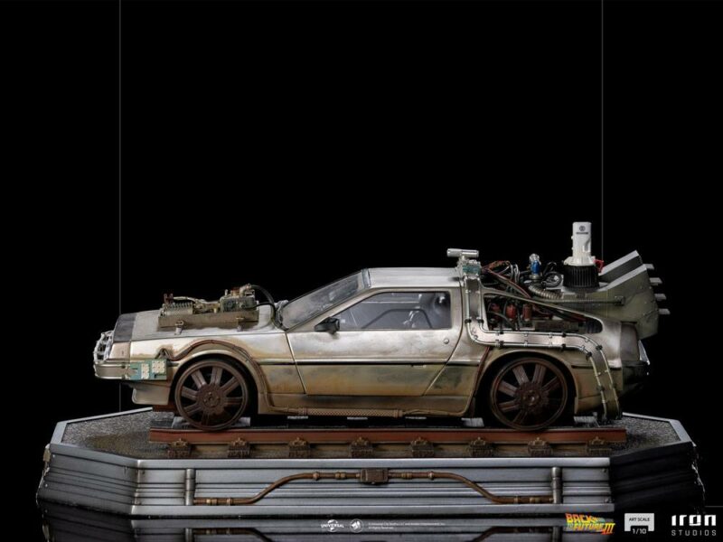 Back to the Future III Art Scale Statue 1/10 DeLorean 57 cm - immagine 5