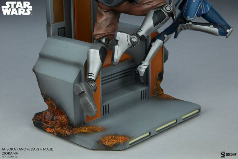Star Wars: The Clone Wars Diorama Ahsoka Tano vs Darth Maul 51 cm - immagine 7