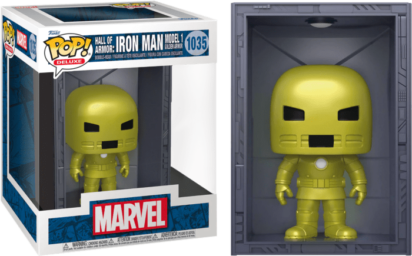 Iron Man: Hall of Armor POP! Vinyl Figure Iron Man Model 1 Golden Armor Limited