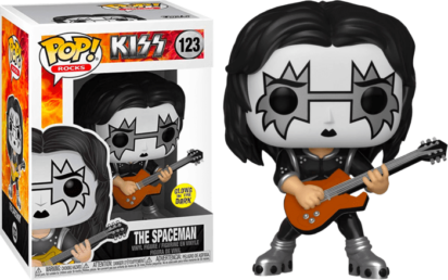 Kiss POP! Rocks Vinyl Figure The Spaceman Glow in the Dark Limited 9 cm