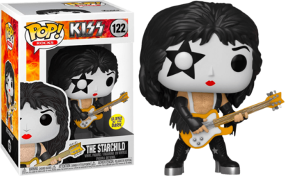 Kiss POP! Rocks Vinyl Figure The Starchild Glow in the Dark Limited 9 cm