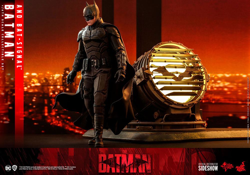 The Batman Movie Masterpiece Action Figure 1/6 Batman with Bat-Signal 31 cm - immagine 3