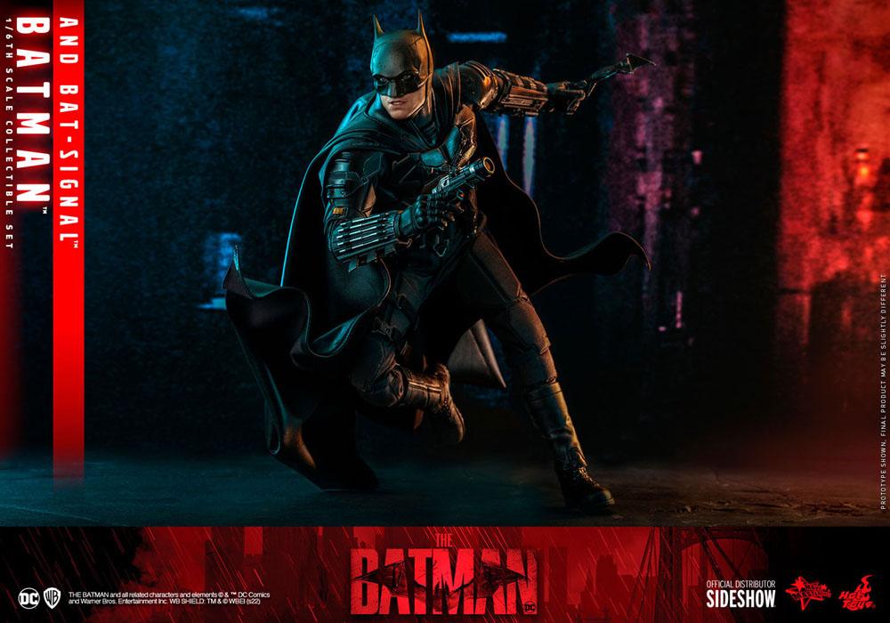 The Batman Movie Masterpiece Action Figure 1/6 Batman with Bat-Signal 31 cm - immagine 6