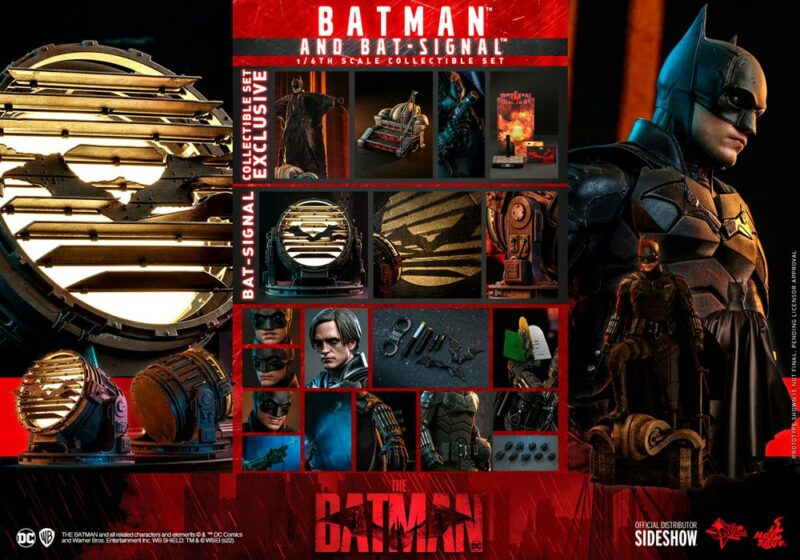 The Batman Movie Masterpiece Action Figure 1/6 Batman with Bat-Signal 31 cm - immagine 2