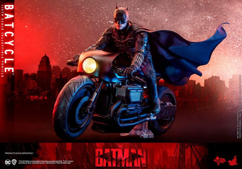 The Batman Movie Masterpiece Action Figure 1/6 Batcycle 42 cm - immagine 6
