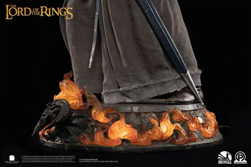 Lord Of The Rings Master Forge Series Statue 1/2 Gandalf The Grey Premium Edition 156 cm - immagine 5