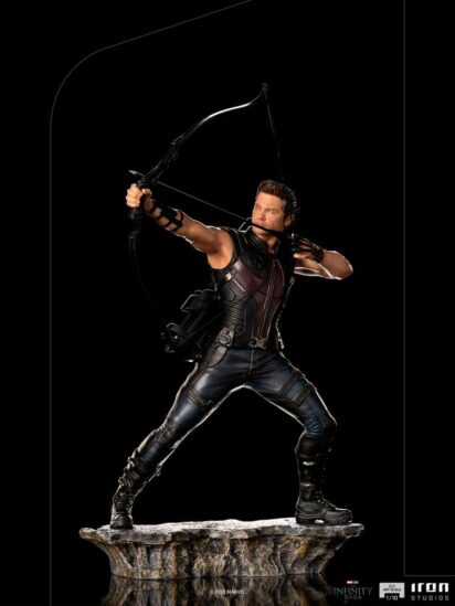 The Infinity Saga BDS Art Scale Statue 1/10 Hawkeye Battle of NY 23 cm