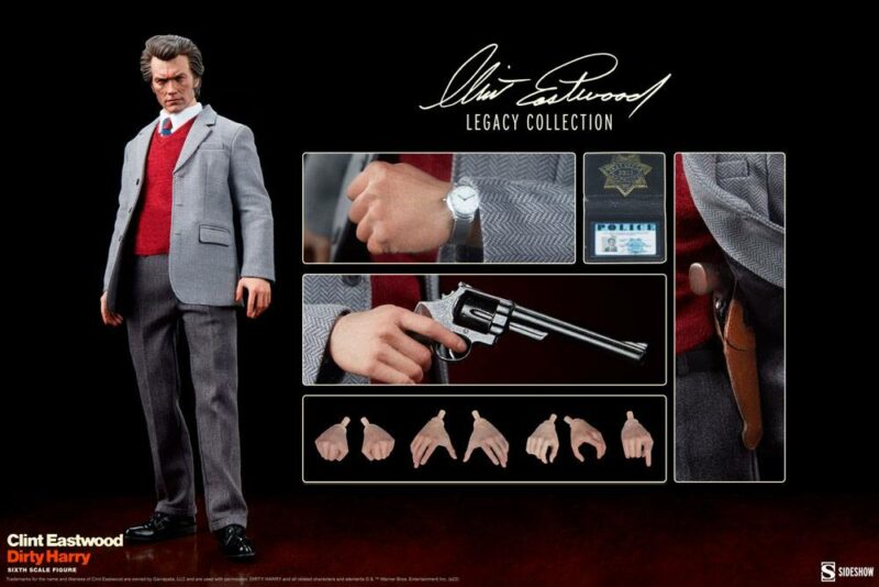 Dirty Harry Clint Eastwood Legacy Collection Action Figure 1/6 Harry Callahan 30 cm - immagine 5