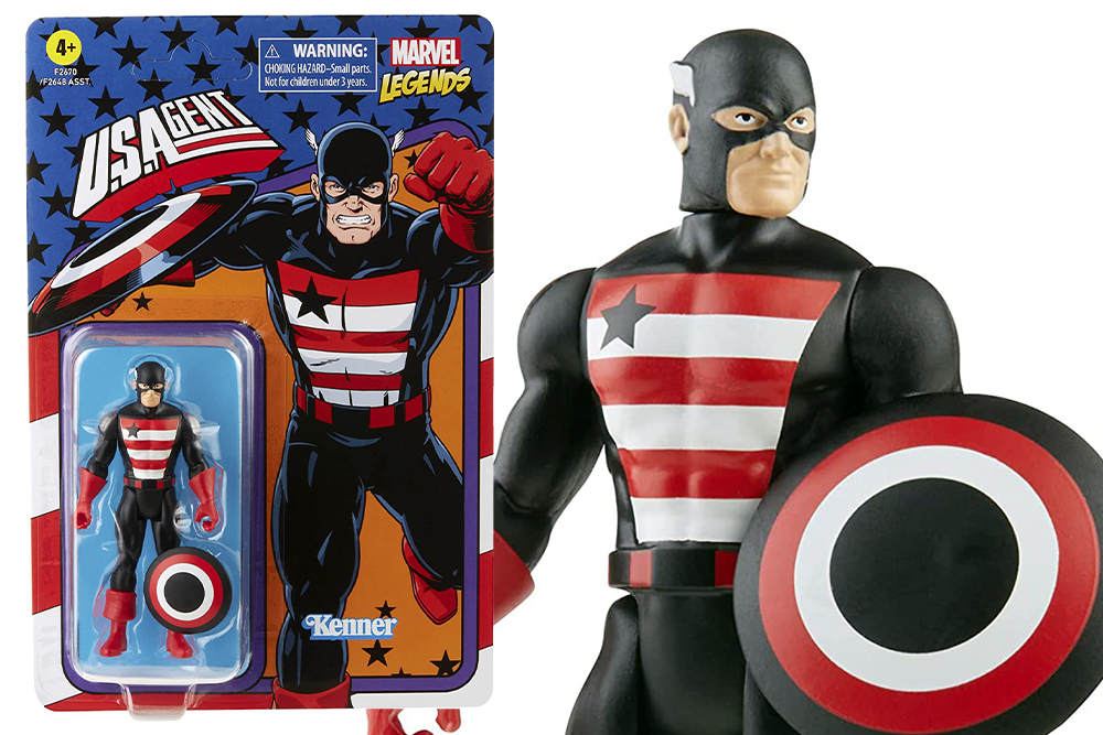 MARVEL LEGENDS RETRO US AGENT ACTION FIGURE 10 CM