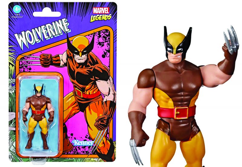 MARVEL LEGENDS RETRO WOLVERINE ACTION FIGURE 10 CM