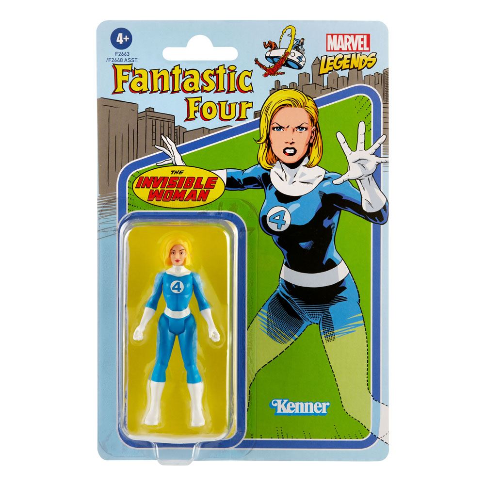 Marvel Legends Retro Collection Series Action Figure Invisible Woman 2021 Wave 3 10 cm