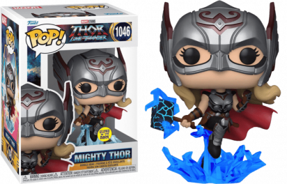 Thor: Love & Thunder POP! Vinyl Figure Mighty Thor Glow in the Dark Limited 9 cm