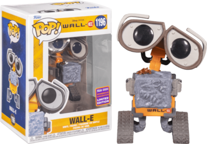 Wall-E POP! Vinyl Figure Wall-E with Trash Cube (2022 Wondrous Convention Exclusive) 9 cm