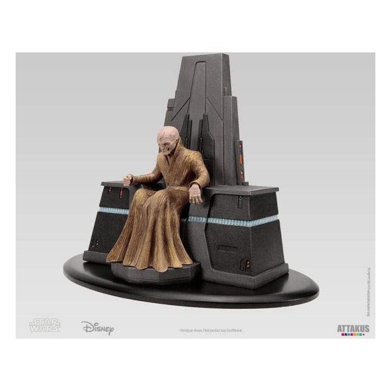 Star Wars Episode V Elite Collection Statue Snoke on his throne 27 cm - immagine 3