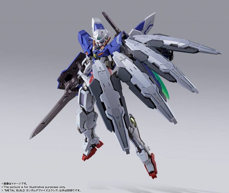 Mobile Suit Gundam 00 Revealed Chronicle Metal Build Diecast Action Figure Gundam Devise Exia 18 cm - immagine 4
