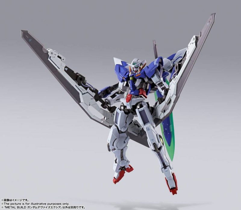 Mobile Suit Gundam 00 Revealed Chronicle Metal Build Diecast Action Figure Gundam Devise Exia 18 cm - immagine 5