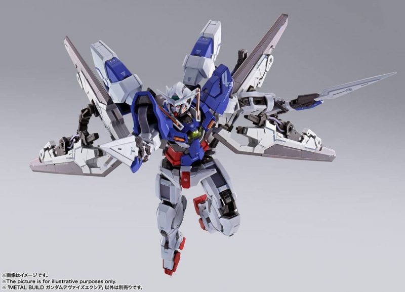 Mobile Suit Gundam 00 Revealed Chronicle Metal Build Diecast Action Figure Gundam Devise Exia 18 cm - immagine 7
