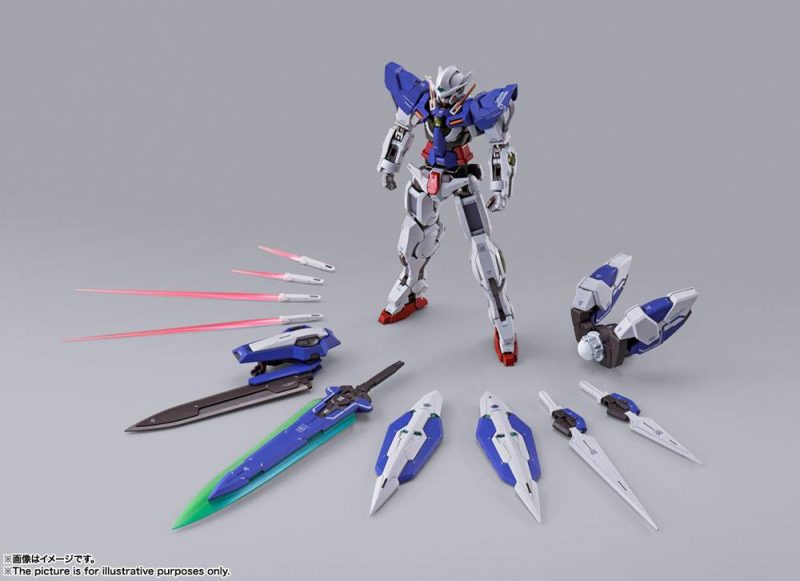Mobile Suit Gundam 00 Revealed Chronicle Metal Build Diecast Action Figure Gundam Devise Exia 18 cm - immagine 8
