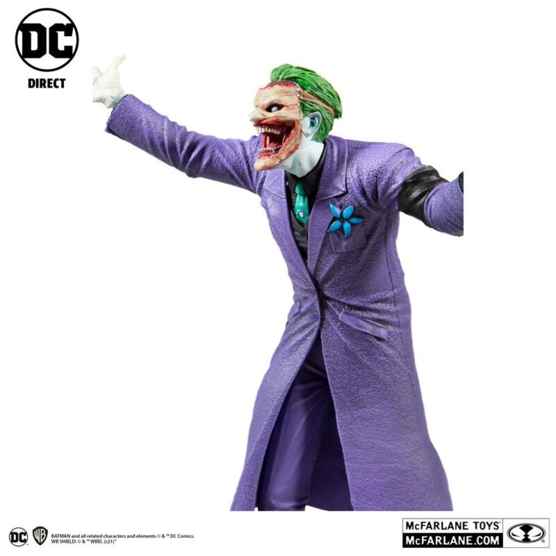 DC Comics Statue 1/10 The Joker Purple Craze: The Joker by Greg Capullo 18 cm - immagine 3