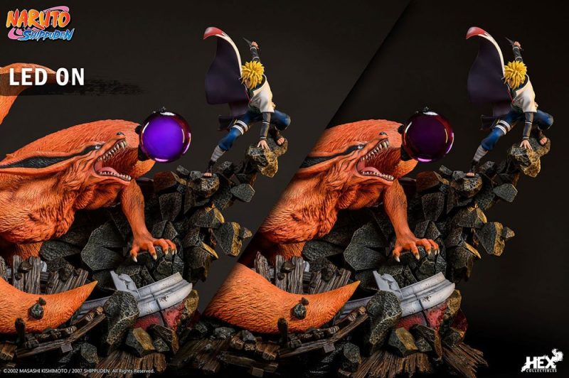 Naruto Shippuden Statue 1/8 Battle of Destiny Namikaze Minato vs Kurama 59 cm - immagine 7