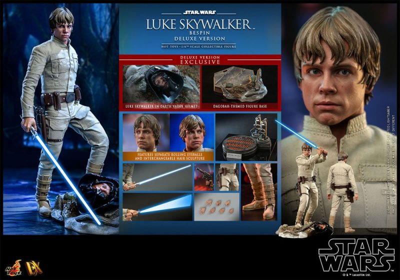 Star Wars Episode V Movie Masterpiece Action Figure 1/6 Luke Skywalker Bespin (Deluxe Version) 28 cm - immagine 6