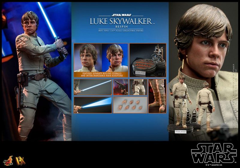 Star Wars Episode V Movie Masterpiece Action Figure 1/6 Luke Skywalker Bespin 28 cm - immagine 4