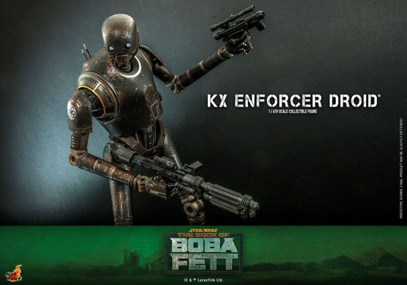 Star Wars: The Book of Boba Fett Action Figure 1/6 KX Enforcer Droid 36 cm - immagine 5