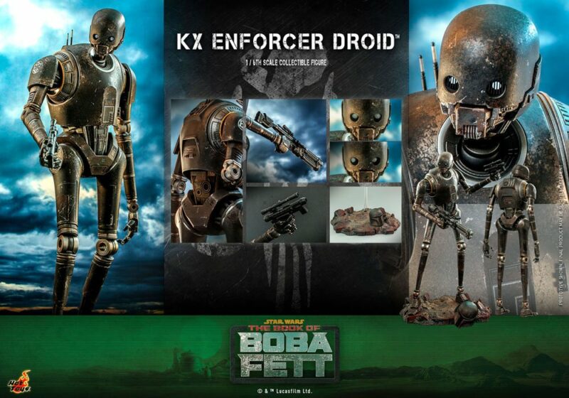 Star Wars: The Book of Boba Fett Action Figure 1/6 KX Enforcer Droid 36 cm - immagine 8