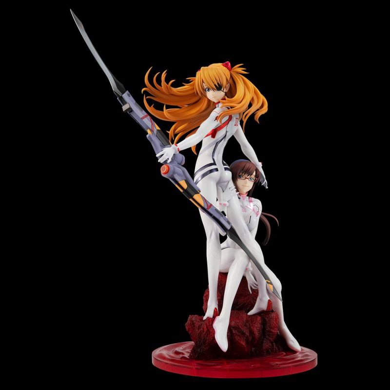 Evangelion: 3.0+1.0 Thrice Upon a Time G.E.M. PVC Statue Shikinami Asuka Langley & Makinami Mari Illustrious 28 cm