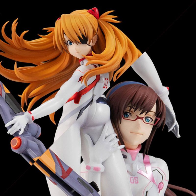 Evangelion: 3.0+1.0 Thrice Upon a Time G.E.M. PVC Statue Shikinami Asuka Langley & Makinami Mari Illustrious 28 cm