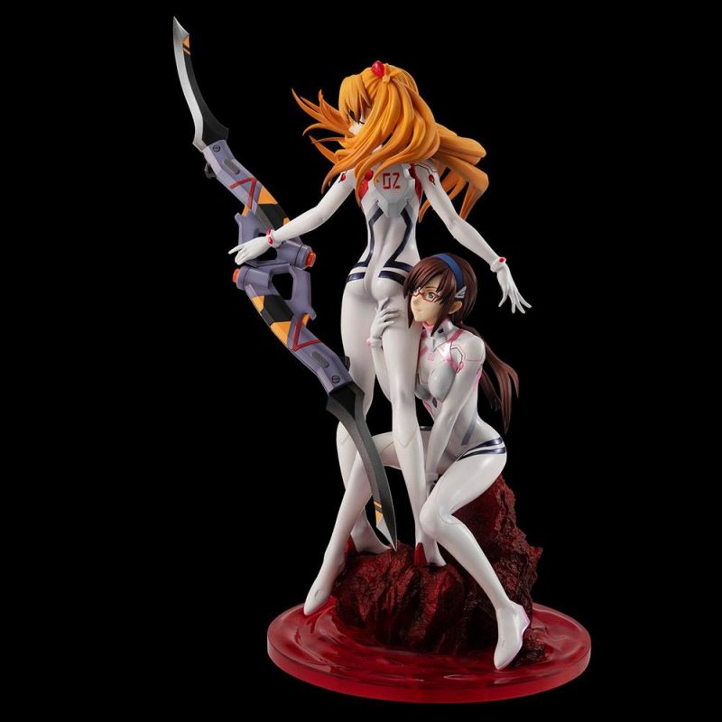 Evangelion: 3.0+1.0 Thrice Upon a Time G.E.M. PVC Statue Shikinami Asuka Langley & Makinami Mari Illustrious 28 cm - immagine 3
