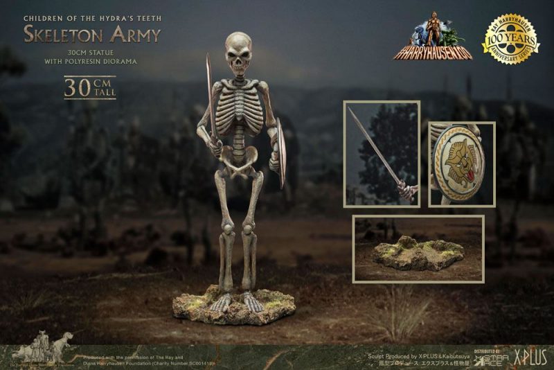 Jason and the Argonauts Gigantic Soft Vinyl Statue Ray Harryhausens Skeleton Army (Children of the Hydra's Teeth) 32 cm - immagine 4