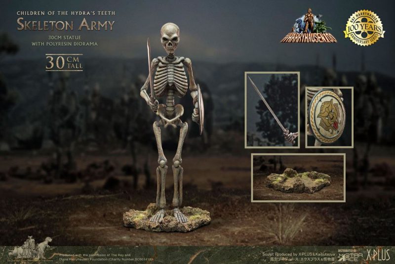 Jason and the Argonauts Gigantic Soft Vinyl Statue Ray Harryhausens Skeleton Army (Children of the Hydra's Teeth) 32 cm