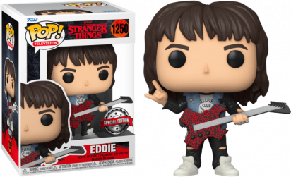 Stranger Things POP! TV Vinyl Figure Eddie with Guitar Limited 9 cm