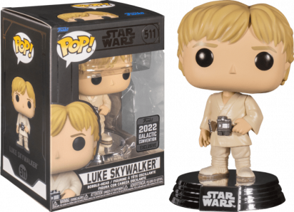 Star Wars POP! Vinyl Figure Luke Skywalker Limited 9 cm (2022 Galactic Convention Exclusive)
