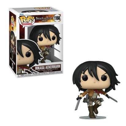 Attack on Titan POP! Animation Vinyl Figure Mikasa Ackerman with Swords 9 cm