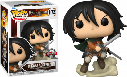 Attack on Titan POP! Animation Vinyl Figure Mikasa Ackermann Limited 9 cm