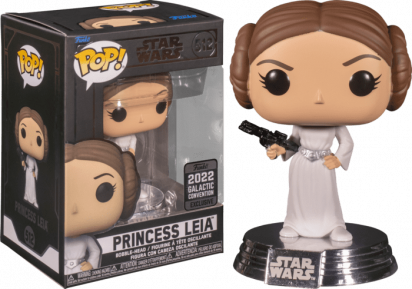 Star Wars POP! Vinyl Figure Princess Leia Limited 9 cm (2022 Galactic Convention Exclusive)
