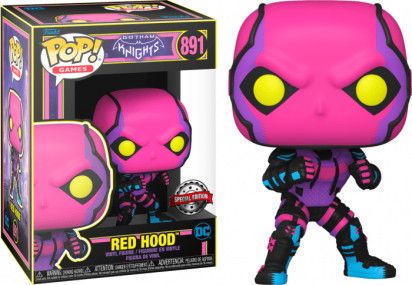 Gotham Knights POP! Games Vinyl Figure Red Hood Blacklight Limited 9 cm
