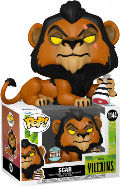 Disney Villains! Vinyl Figure Scar With Meat Limited 9 cm