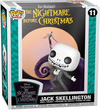 Nightmare before Christmas POP! Disney Vinyl Figure Jack Skellington on Spiral Hill VHS Covers Limited