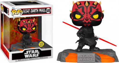 Star Wars: Red Saber Series Volume 1 POP! Vinyl Figure Darth Maul Glow in the Dark Deluxe Limited