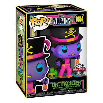 The Princess and The Frog POP! Disney Vinyl Figure Dr. Facilier Blacklight Limited