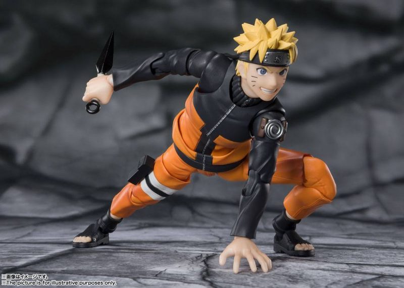 Naruto Shippuden S.H. Figuarts Action Figure Naruto Uzumaki -The Jinchuuriki entrusted with Hope- 14 cm - immagine 3