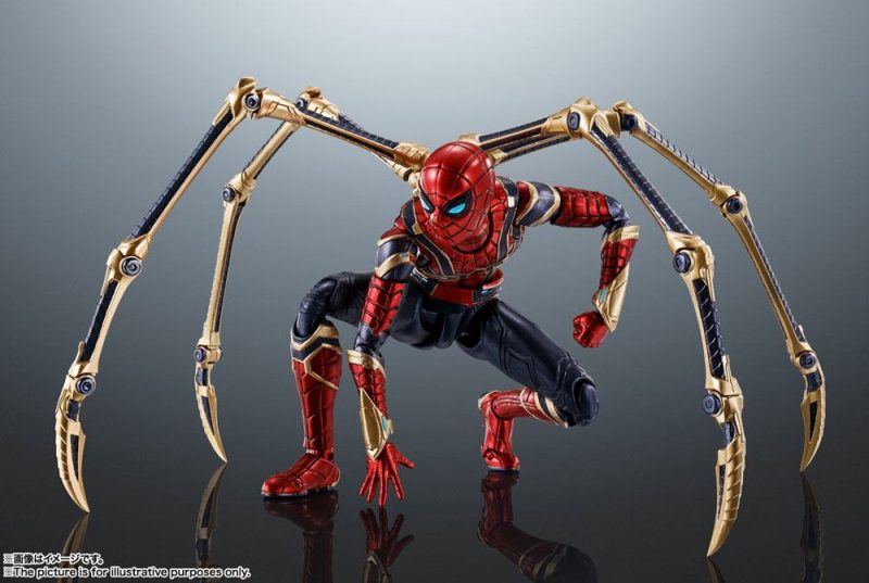 Spider-Man: No Way Home S.H. Figuarts Action Figure Iron Spider-Man 15 cm - immagine 4